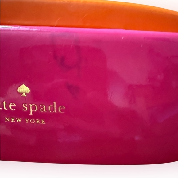 Kate Spade New York Hard Shell Glasses Case – Pink & Orange - Picture 6 of 8